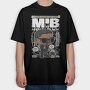 Agent J Comic Pop Art, Tricou Oversize Barbati (Unisex)