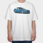 Bmw E46 M3, Tricou Oversize Barbati (Unisex)