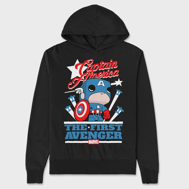 Funko Marvel captain america, Hanorac Oversize Barbati (Unisex)