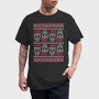 Skulls Ugly Sweater, Tricou Barbati (Unisex)