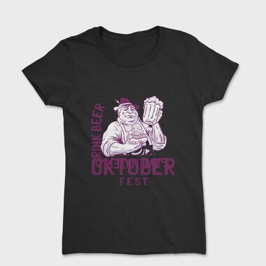 Oktoberfest Man With Beer Tote, Tricou Femei