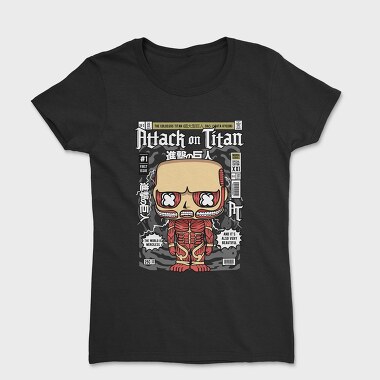 Attack Titan Pop Art, Tricou Femei