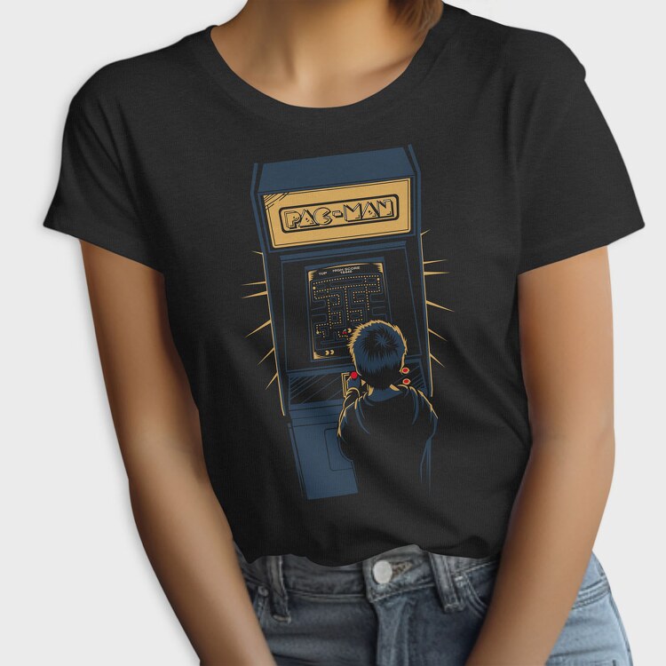Retro Gaming Pac Man Game, Tricou Femei