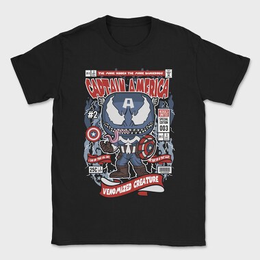 Captain Venomized, Tricou Barbati (Unisex)