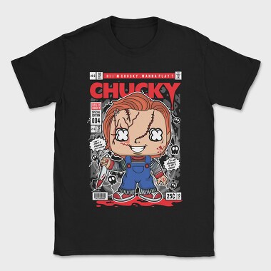 Chuckys Blood Bath, Tricou Barbati (Unisex)
