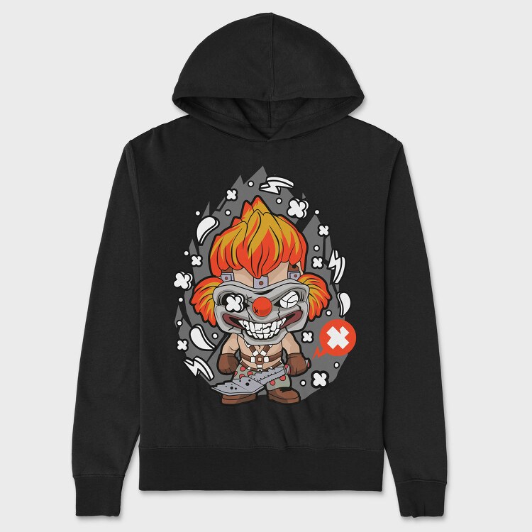 Clown Chaos, Hanorac Oversize Barbati (Unisex)