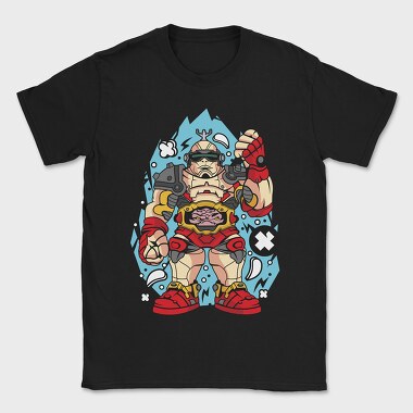 Cyberpunk Warrior 2, Tricou Barbati (Unisex)
