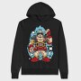 Cyberpunk Warrior 2, Hanorac Oversize Barbati (Unisex)