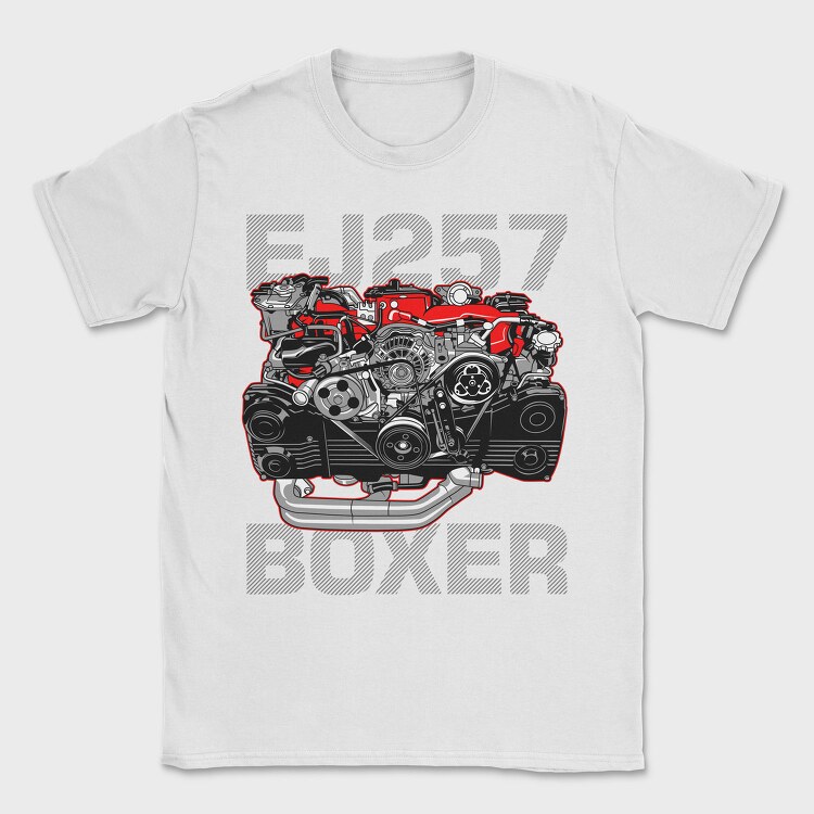 EJ257 BOXER, Tricou Barbati (Unisex)