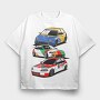 EG6 Legends, Tricou Oversize Barbati (Unisex)