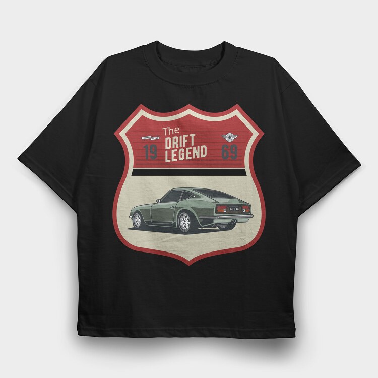 datsun 240z, Tricou Oversize Barbati (Unisex)