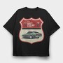 datsun 240z, Tricou Oversize Barbati (Unisex)