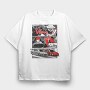Comic Drift, Tricou Oversize Barbati (Unisex)