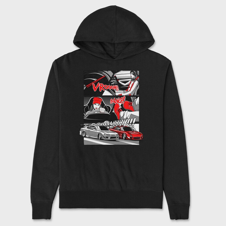 Comic Drift, Hanorac Oversize Barbati (Unisex)