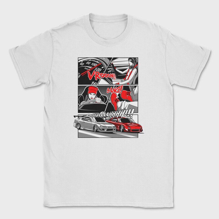 Comic Drift, Tricou Barbati (Unisex)