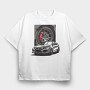CIVIC TURBO, Tricou Oversize Barbati (Unisex)