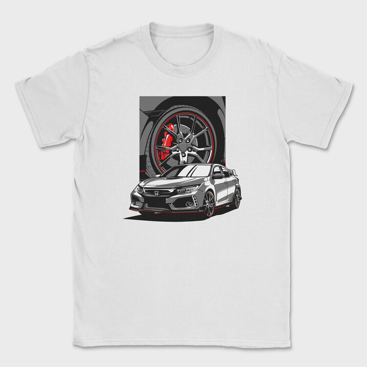 CIVIC TURBO, Tricou Barbati (Unisex)
