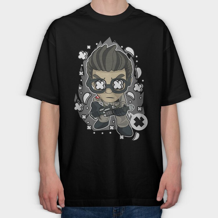 Cyberpunk Aviator, Tricou Oversize Barbati (Unisex)