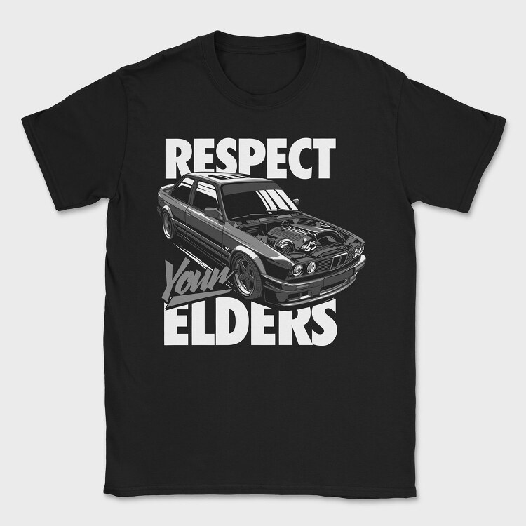 BMW E30 M3 2, Tricou Barbati (Unisex)