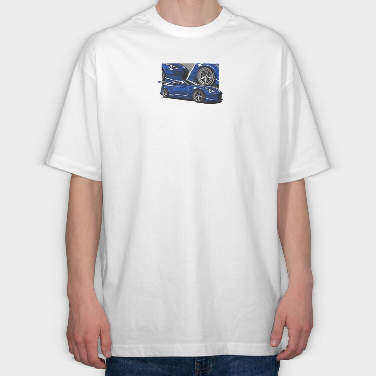BLUE GTR, Tricou Oversize Barbati (Unisex)