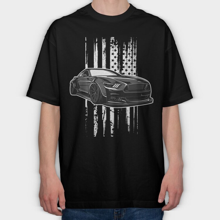 American Pride, Tricou Oversize Barbati (Unisex)