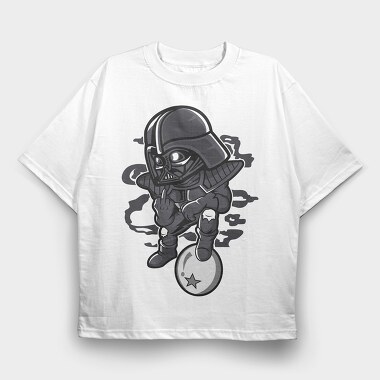 Darth Vader Streetwear, Tricou Oversize Barbati (Unisex)