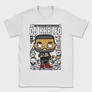 Dj Khaled Pop Art, Tricou Barbati (Unisex)