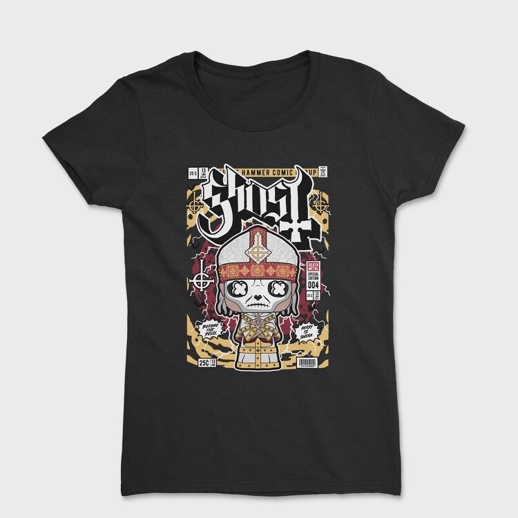 Death Metal Skull, Tricou Femei