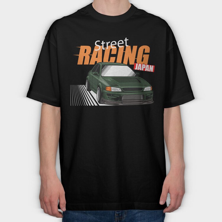 1997 Subaru WRX GC8, Tricou Oversize Barbati (Unisex)