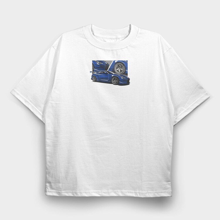 BLUE GTR, Tricou Oversize Barbati (Unisex)
