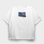 BLUE GTR, Tricou Oversize Barbati (Unisex)