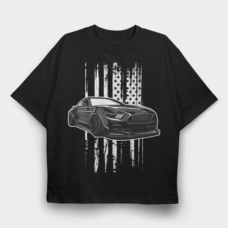 American Pride, Tricou Oversize Barbati (Unisex)
