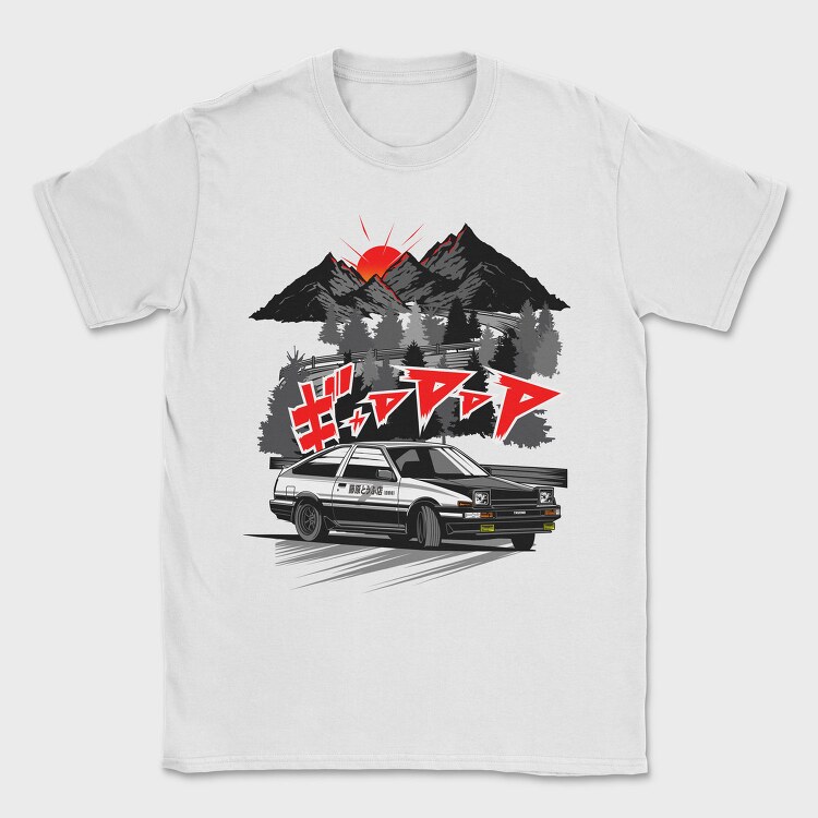 AE86 Touge, Tricou Barbati (Unisex)