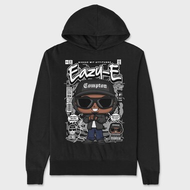 Eazy-E Comic Streetwear, Hanorac Oversize Barbati (Unisex)