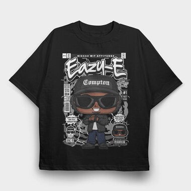 Eazy-E Comic Streetwear, Tricou Oversize Barbati (Unisex)