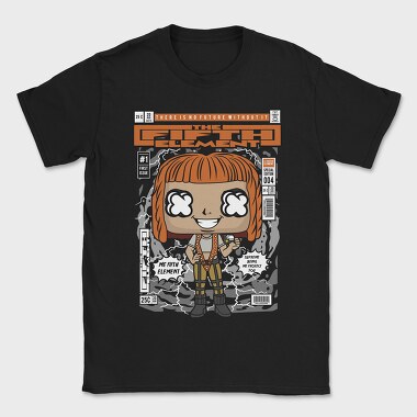 Futuristic Pop Art Girl, Tricou Barbati (Unisex)