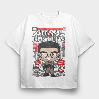 Ghostbusters Pop Vinyl, Tricou Oversize Barbati (Unisex)