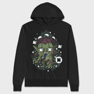 Gnome-Monster-Attack, Hanorac Oversize Barbati (Unisex)