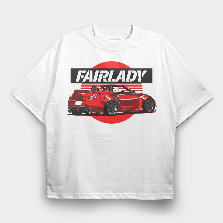370Z 2, Tricou Oversize Barbati (Unisex)