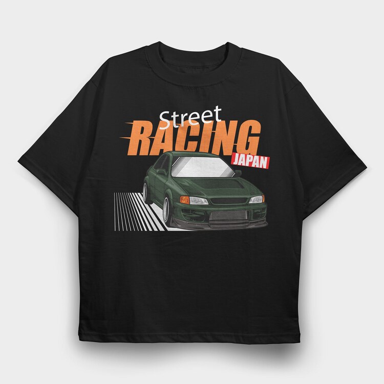 1997 Subaru WRX GC8, Tricou Oversize Barbati (Unisex)