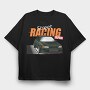 1997 Subaru WRX GC8, Tricou Oversize Barbati (Unisex)
