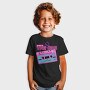 Born in the 80 S Pink Cassette, Tricou Copii