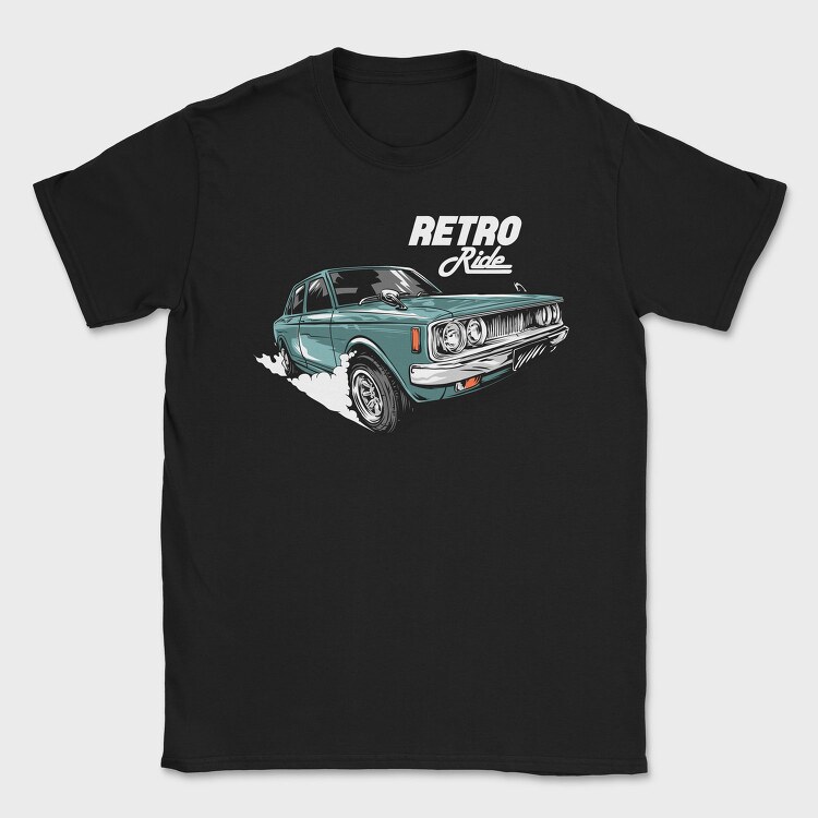 Retro Ride, Tricou Barbati (Unisex)
