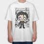 Edward Scissorshands, Tricou Oversize Barbati (Unisex)