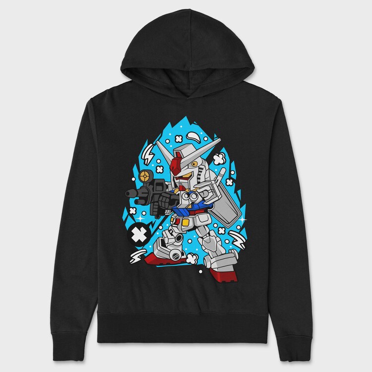 Gundam Burst Storm, Hanorac Oversize Barbati (Unisex)