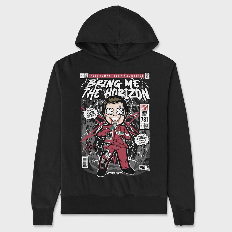 Horizon Horror Comic, Hanorac Oversize Barbati (Unisex)