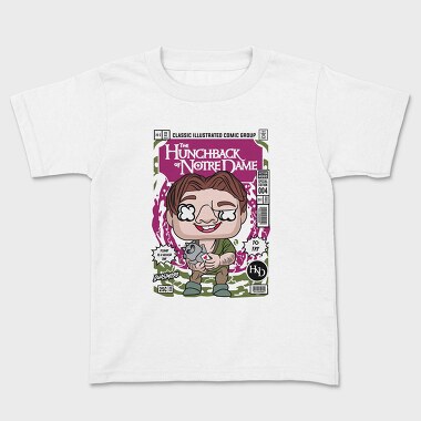 Hunchback Comic Vibes, Tricou Copii