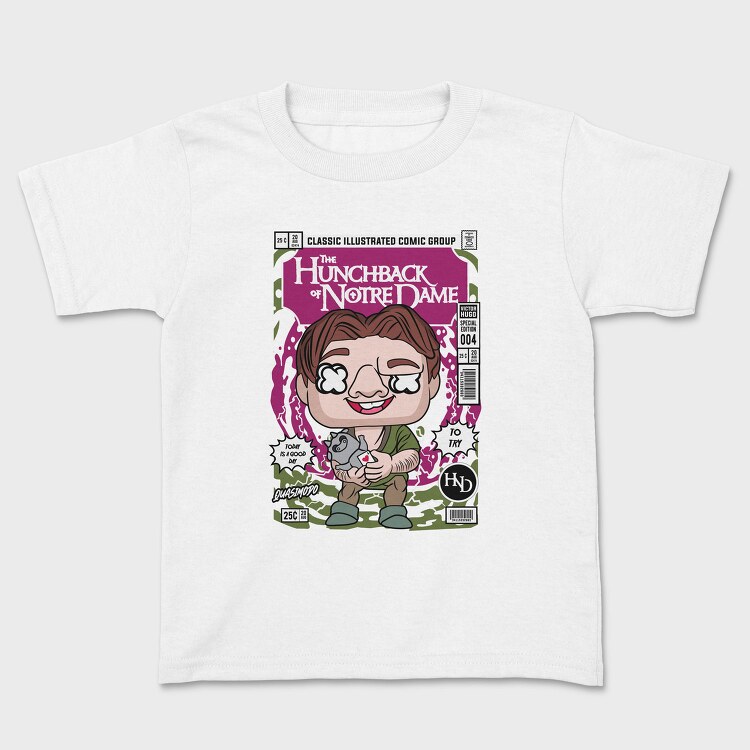 Hunchback Comic Vibes, Tricou Copii