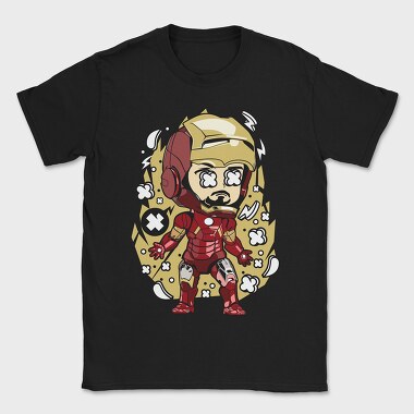Iron Man Chibi, Tricou Barbati (Unisex)