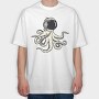 Saint Octapus, Tricou Oversize Barbati (Unisex)
